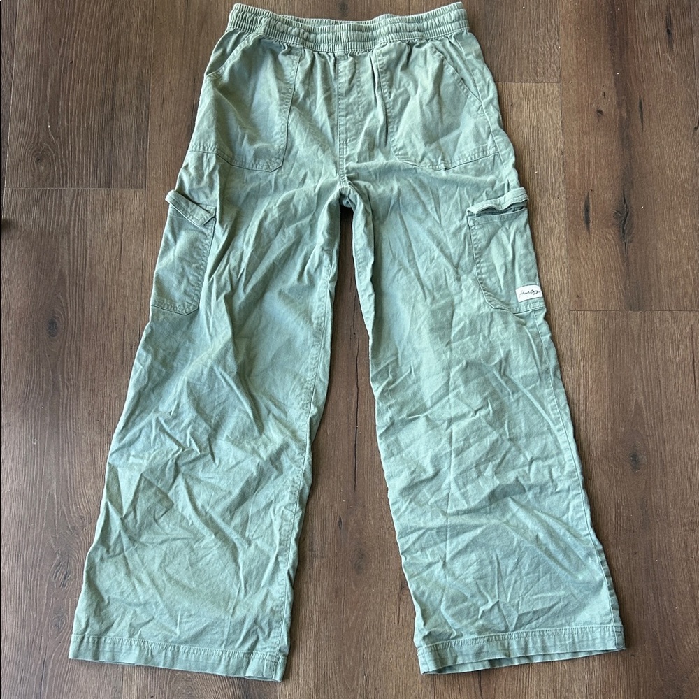 Hurley Sage Green Cargo Sweatpants !! XL